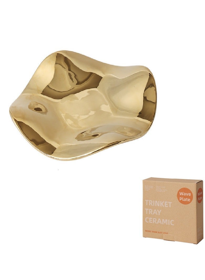 علبة تخزين مجوهرات 17 × 17 × 3 سم - ديكور منزلي فاخر للهدايا الرمضانية وإكسسوارات الزفاف ، عدم الانزلاق - Image 5